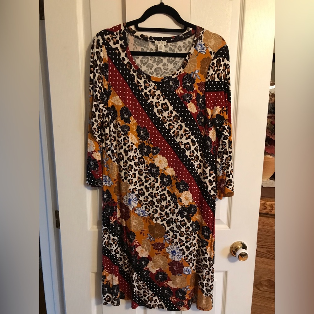 SPENSE Multi Print Large Dress